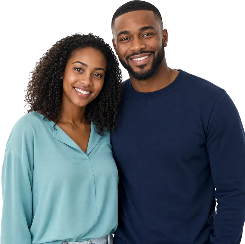 A happy young couple