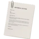 Referral letter icon